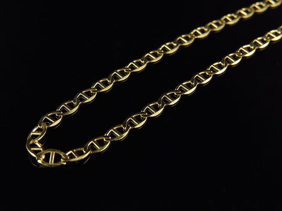 10K Solid Yellow Gold Mariner Style Chain 16-26 Inches B1593