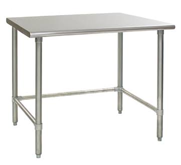 30x22 Stainless Steel Work Table with Cross Bar H921