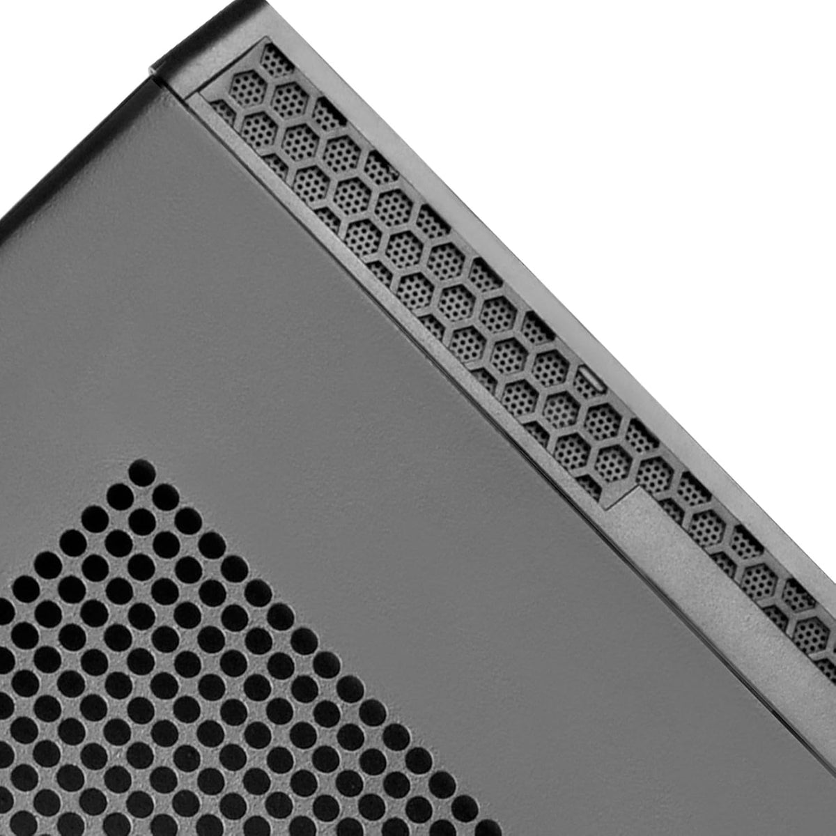 Black Ultra Compact Mini-ITX Computer Case with Mesh Front Panel F671