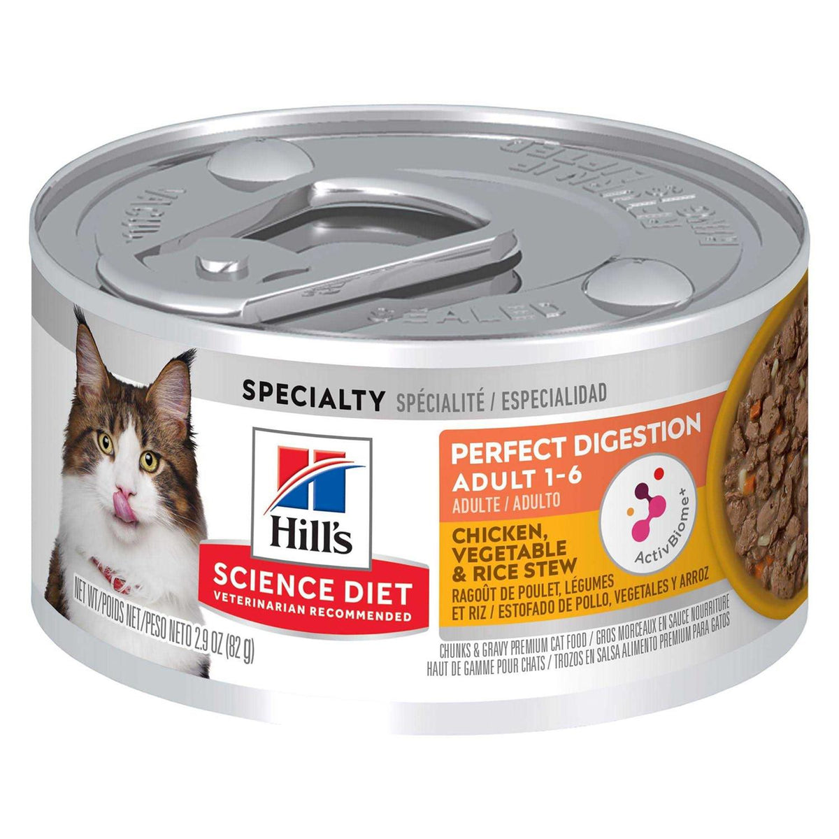 Chicken Vegetable & Rice Stew Adult Canned Cat Food B8044