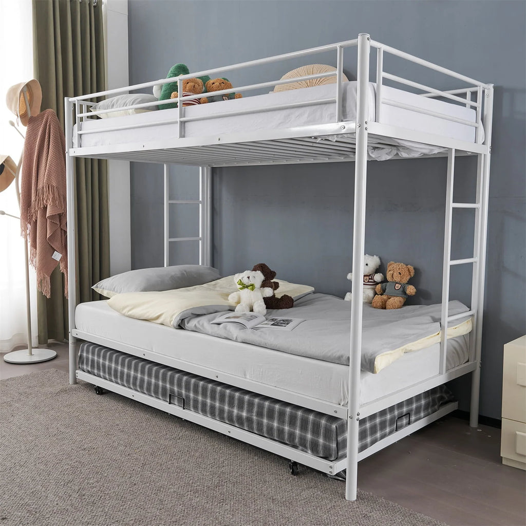 Twin over Twin Steel Bunk Beds T9710