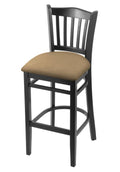 30x22 Bar Stool with Black Finish and Canter Sand Seat D305135