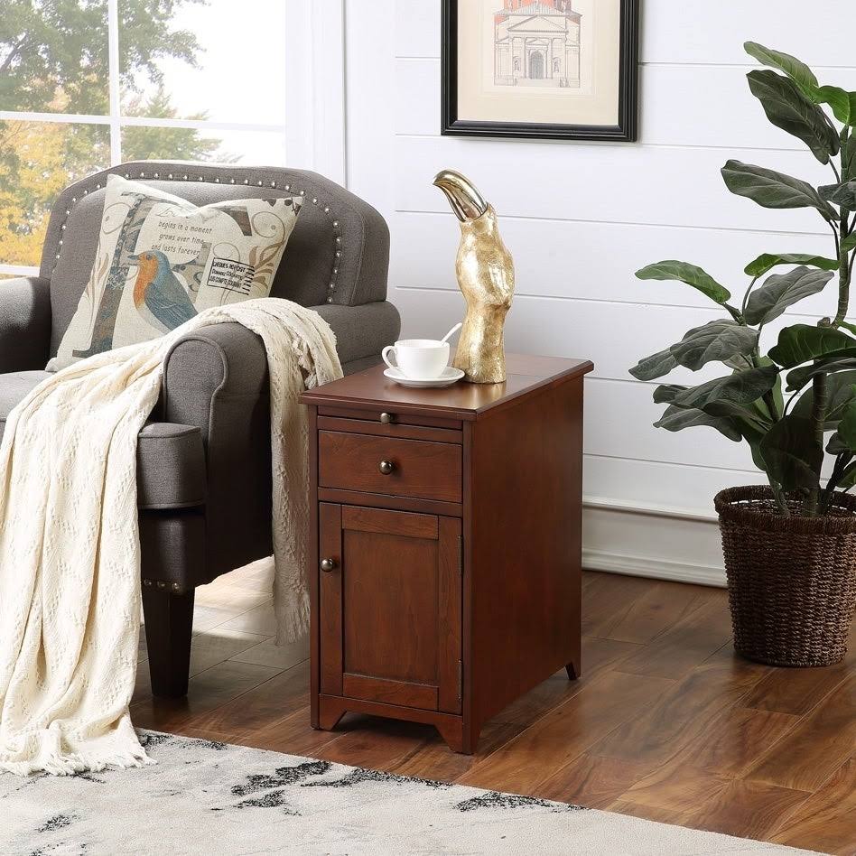 1-drawer 1-door Side Table with USB Charger L376773