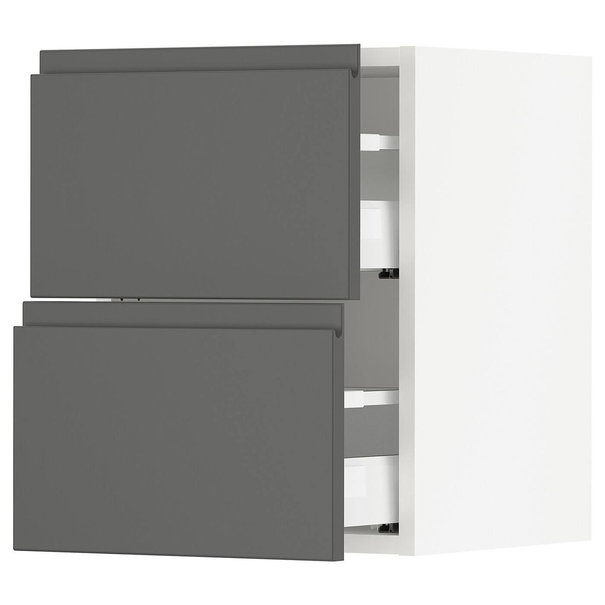White Wall Cabinet with 2 Drawers F423818