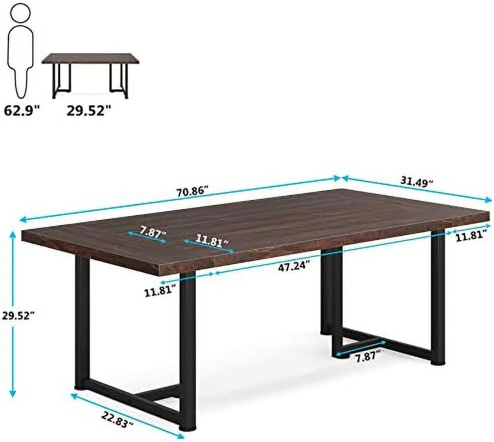 Brown Wooden Executive Desk P403176