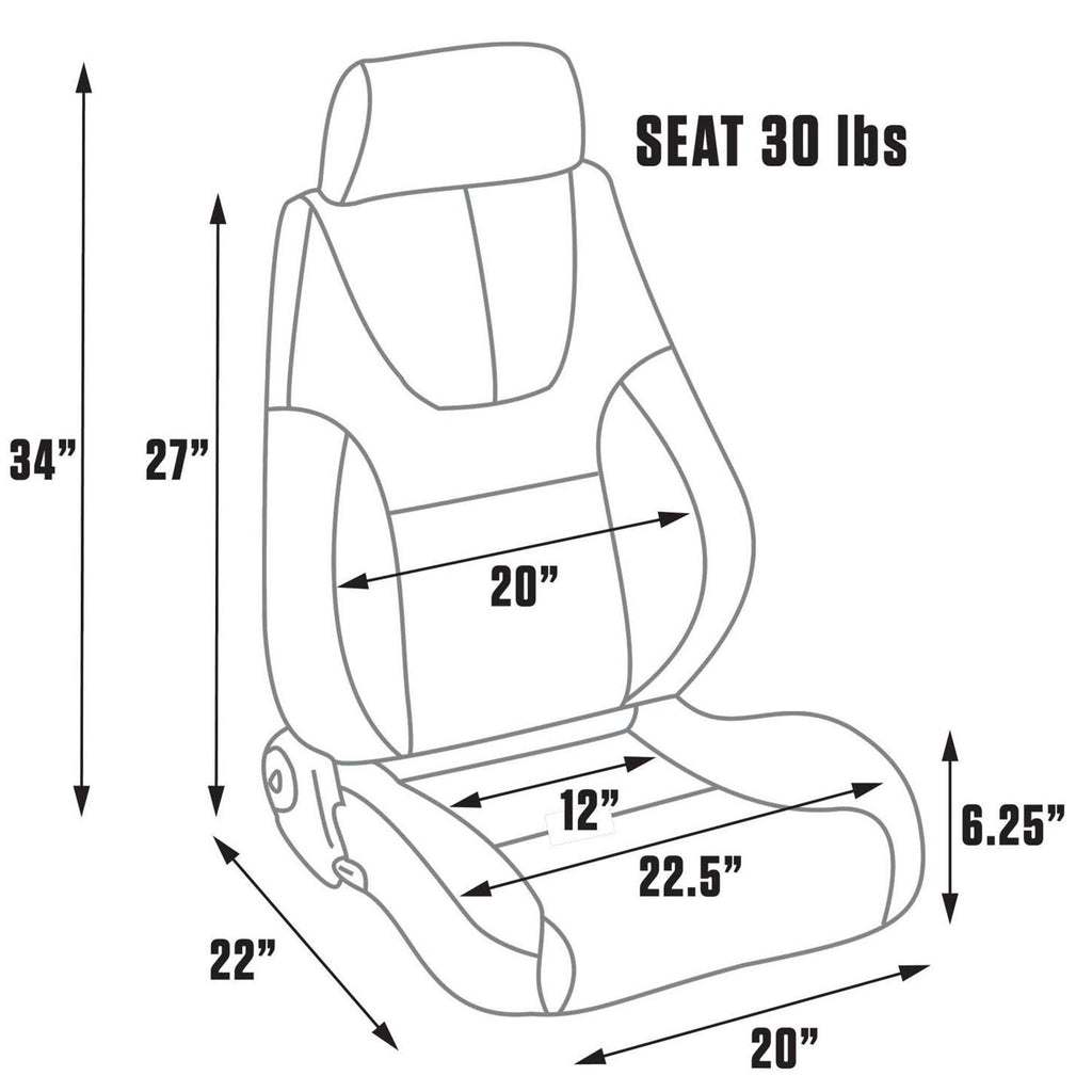 Beige Vinyl Passenger Side Seat R6614