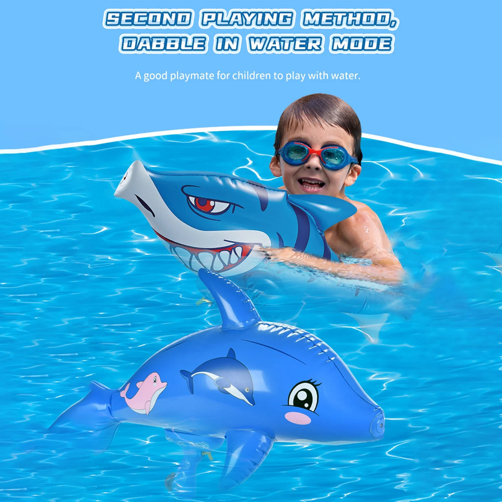 Blue Dolphin Inflatable Pool Hammer I567732