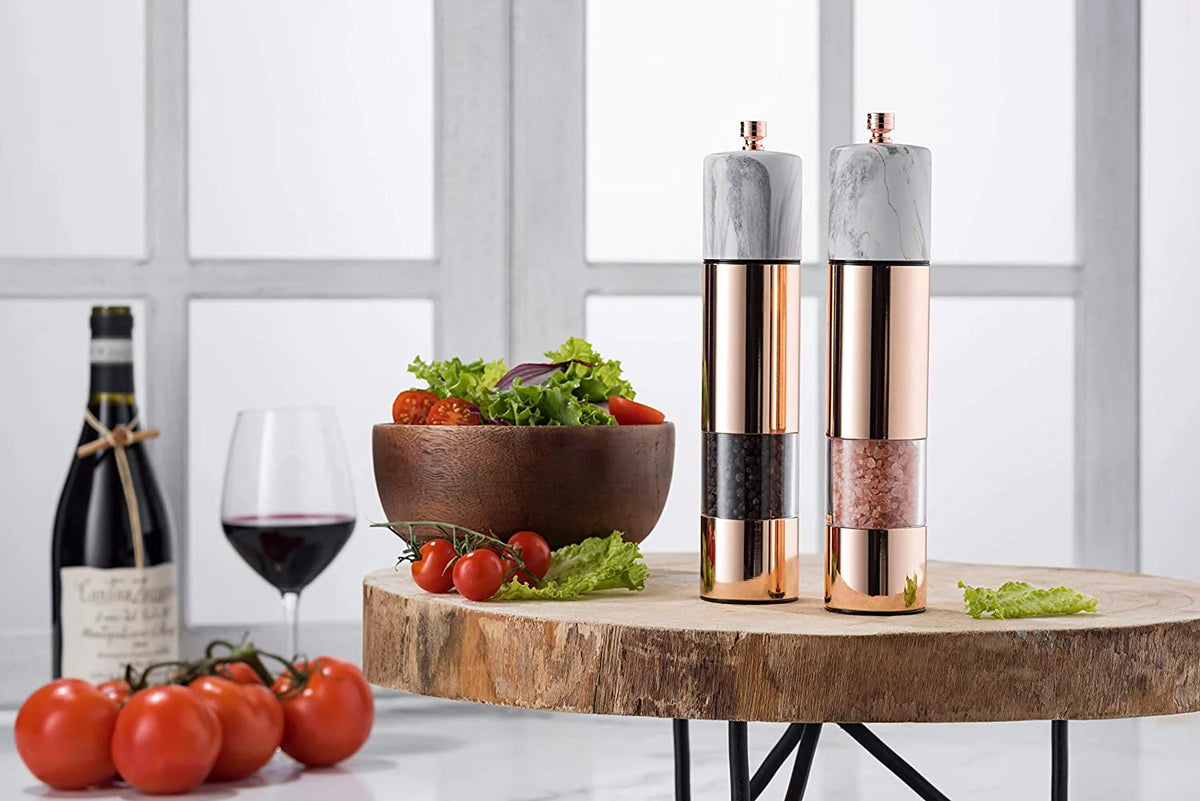 Salt and Pepper Grinder Set with Ceramic Mechanism U116
