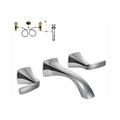 2-Handle Wall-Mount Bathroom Faucet in Chrome Q92680