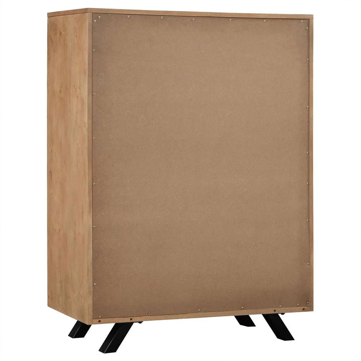 Light Honey Brown 5-drawer Rectangular Chest I192