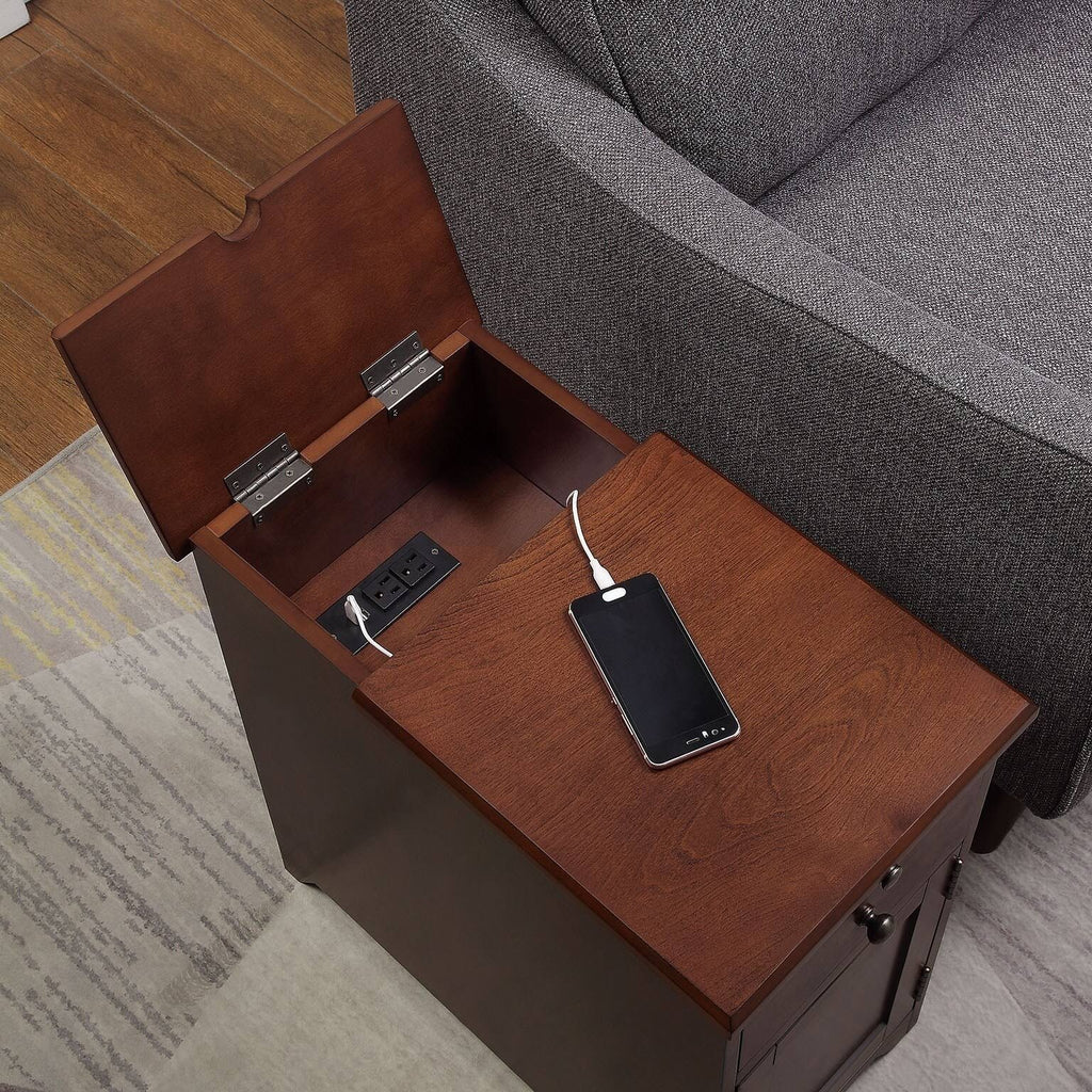 1-drawer 1-door Side Table with USB Charger L376773