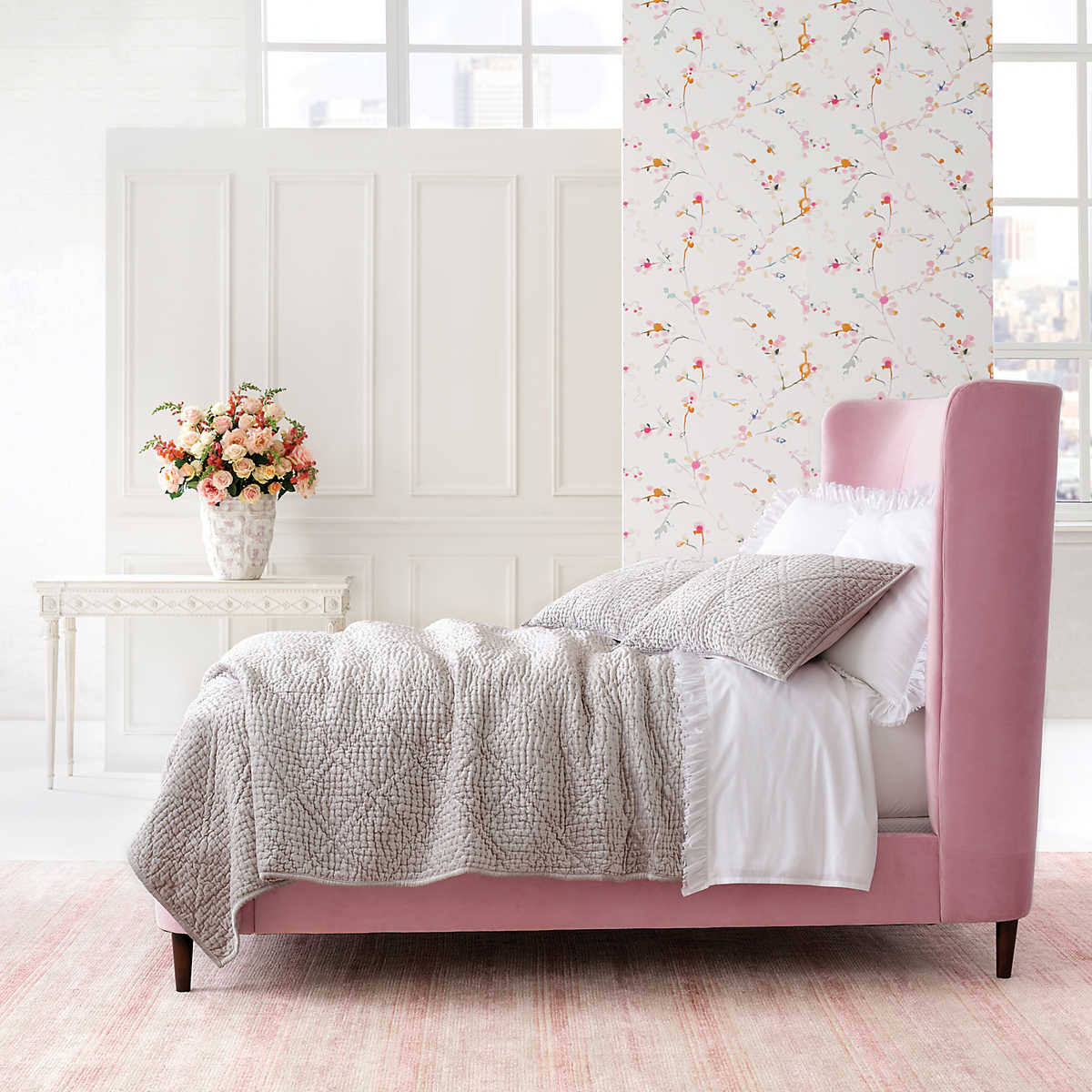 Euro Quilted Velvet Sham B42112