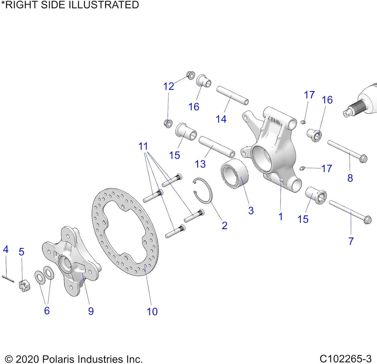 Genuine OEM Wheel Hub E1817