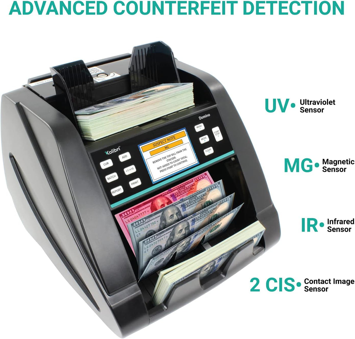 Money Counter Machine with Counterfeit Bill Detector M33544