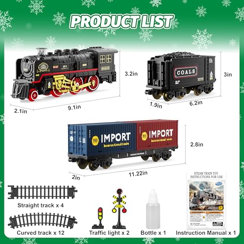 Electric Train Toy with Lights and Sound O49683