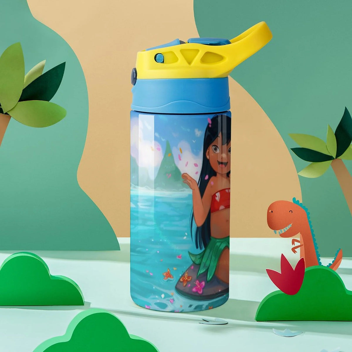 Stainless Steel Vacuum Insulated Water Bottle With Straw Y992