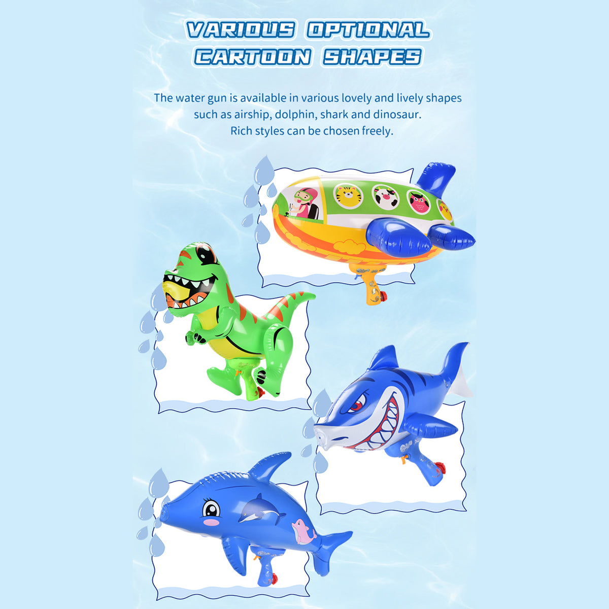 Blue Dolphin Inflatable Pool Hammer I567732
