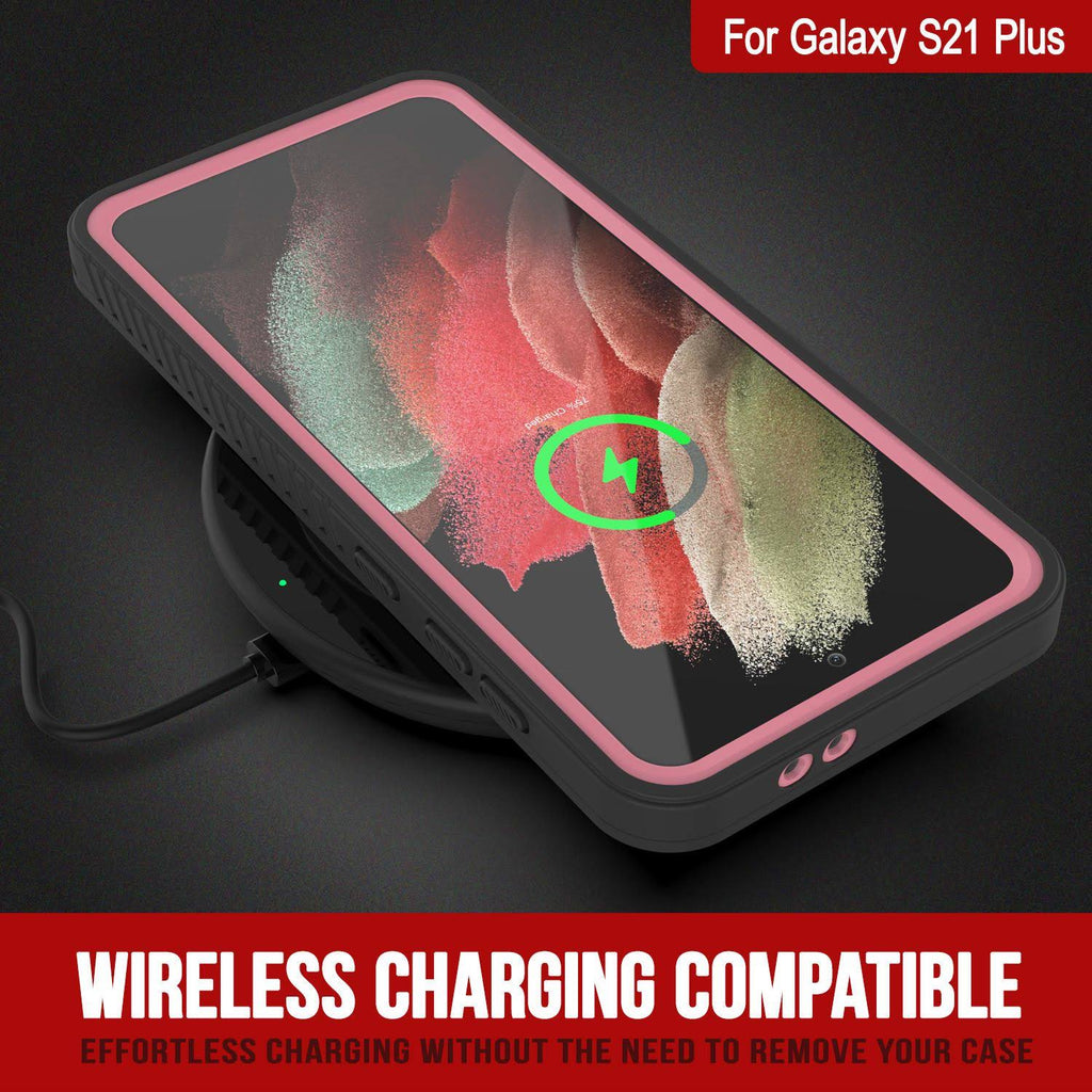 Galaxy S21+ Plus Water Shock Snowproof Slim Screen Protector Case Pink H71967