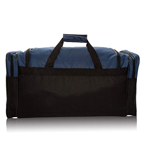 Gray and Black 25" Extra Large Travel Duffle Bag W91552