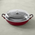 Enameled Cast Iron Everything Pan 3 1/2-Qt. Cranberry V892