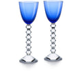 Blue Wine Glass Set of 2 F705