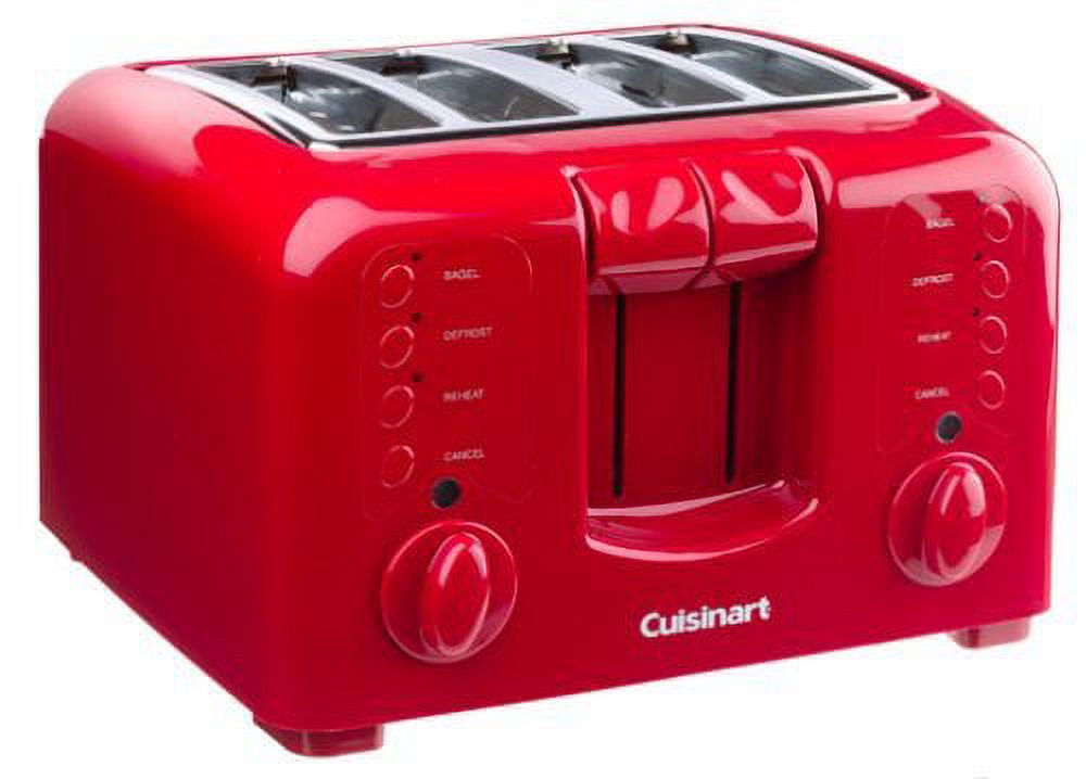 Red 4-Slice Toaster M2044