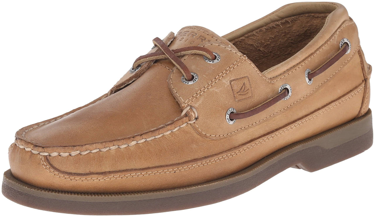 Oak Leather Boat Shoes Q7386