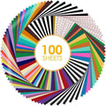 100 Pack 12"x12" Permanent Adhesive Vinyl Y767311