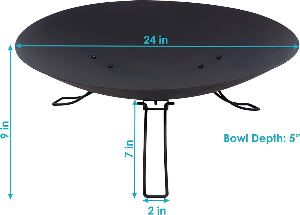 Portable Folding Wood-Burning Steel Fire Pit S630