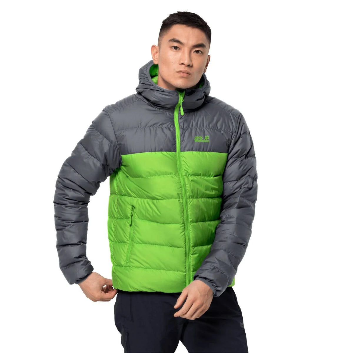 Leaf Green Men Helium Jacket R842