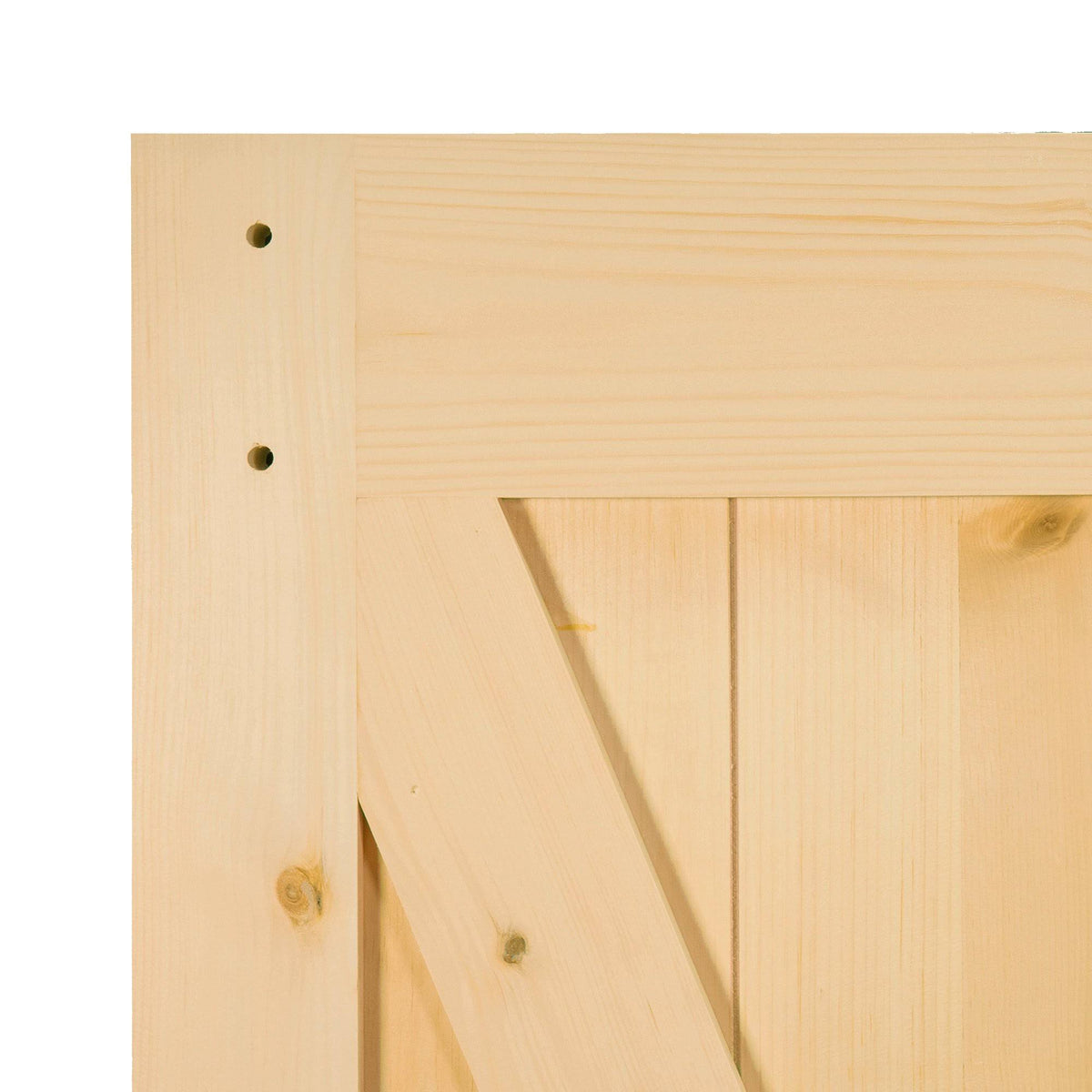 Solid Pine Unfinished Barn Door Slab Q949