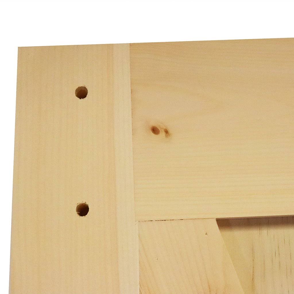 Solid Pine Unfinished Barn Door Slab Q949