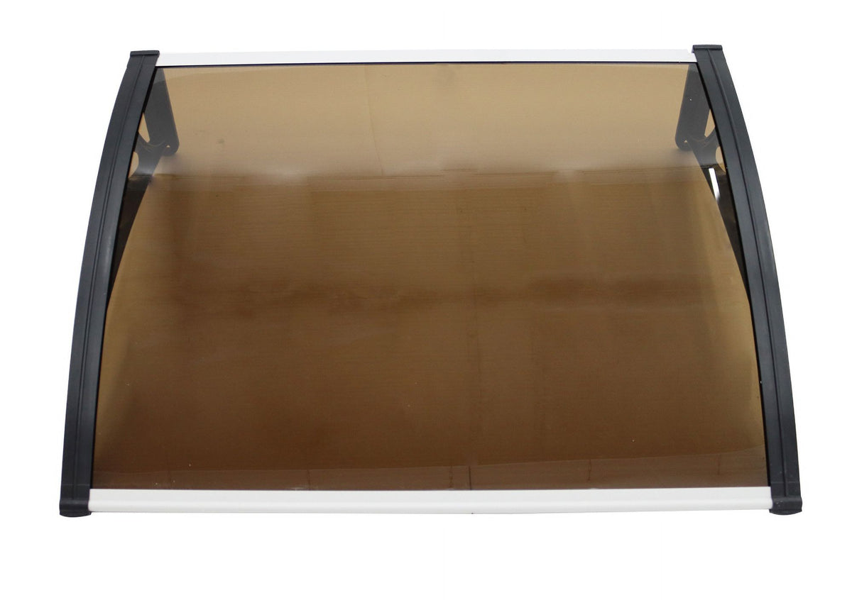 30"*40" Polycarbonate Awning Dark Brown W199387