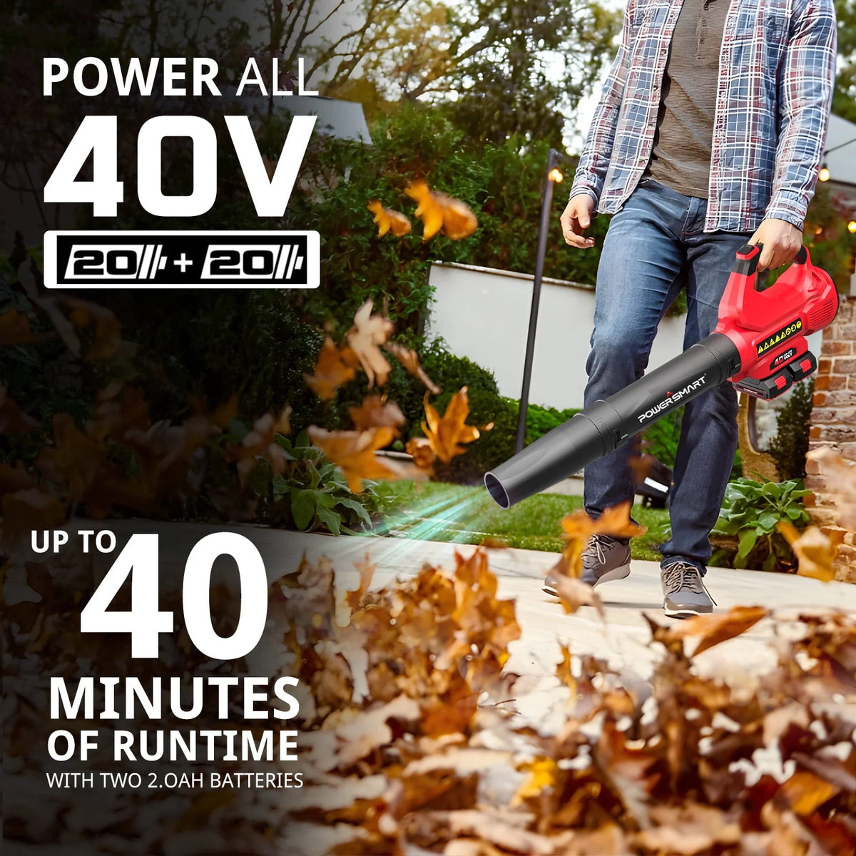 40V 450CFM 130MPH Cordless Leaf Blower I776187