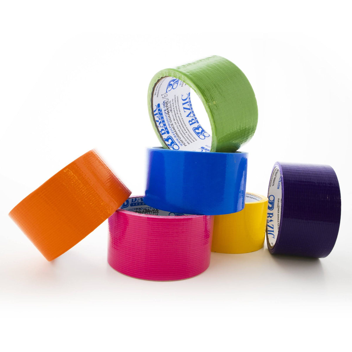 Assorted Fluorescent Colored Duct Tape (36/case) P3293