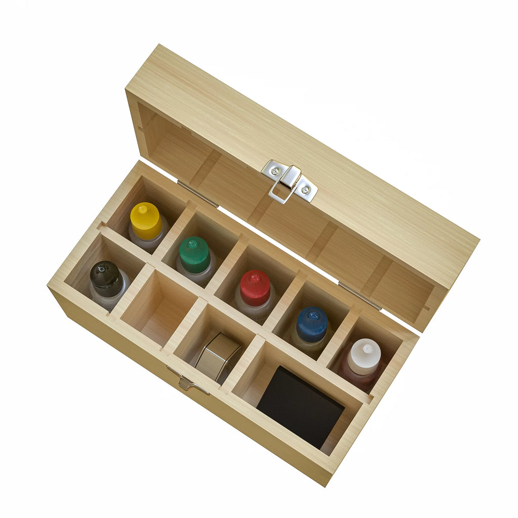 Jewelry Test Kit with Storage Box for 10K 14K 18K 22K 24K Sterling Precious Metals R783