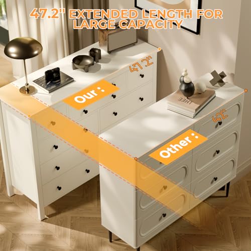 Black 10 Drawer Wood Dresser C8814