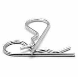 Hitch Pin Clip / Hairpin Cotter, Low Carbon Steel Zinc Plated, Pk 3000 C981