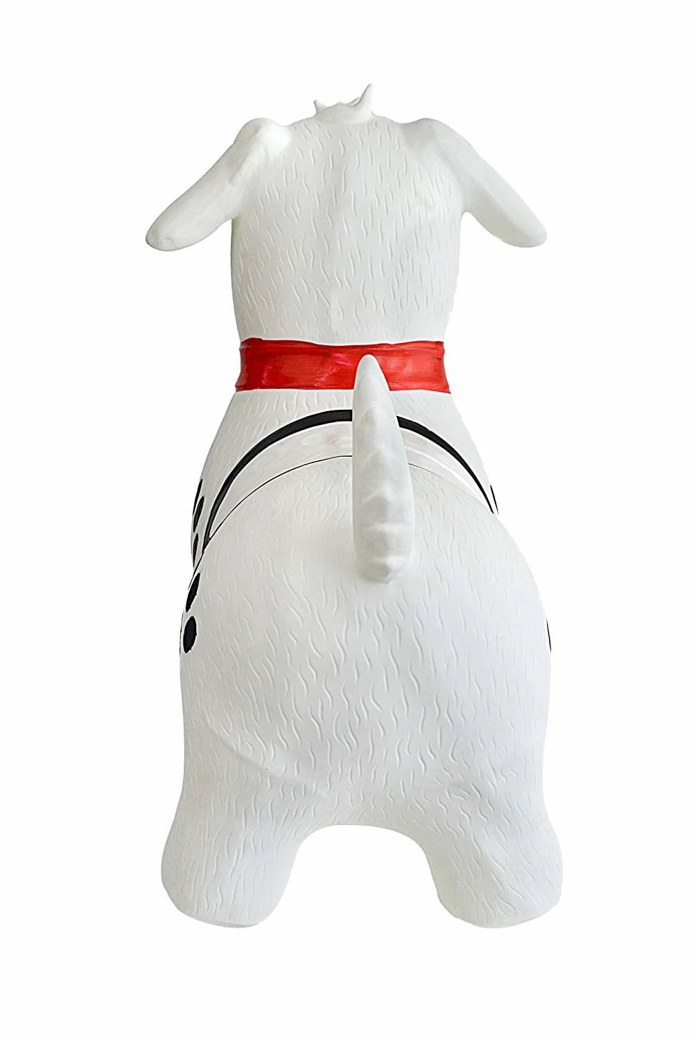 Black & White Dog Inflatable Hopper Toy with Pump B665