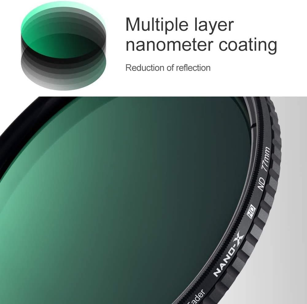 55mm Variable ND Filter ND8-ND128 3-7 Stop G631