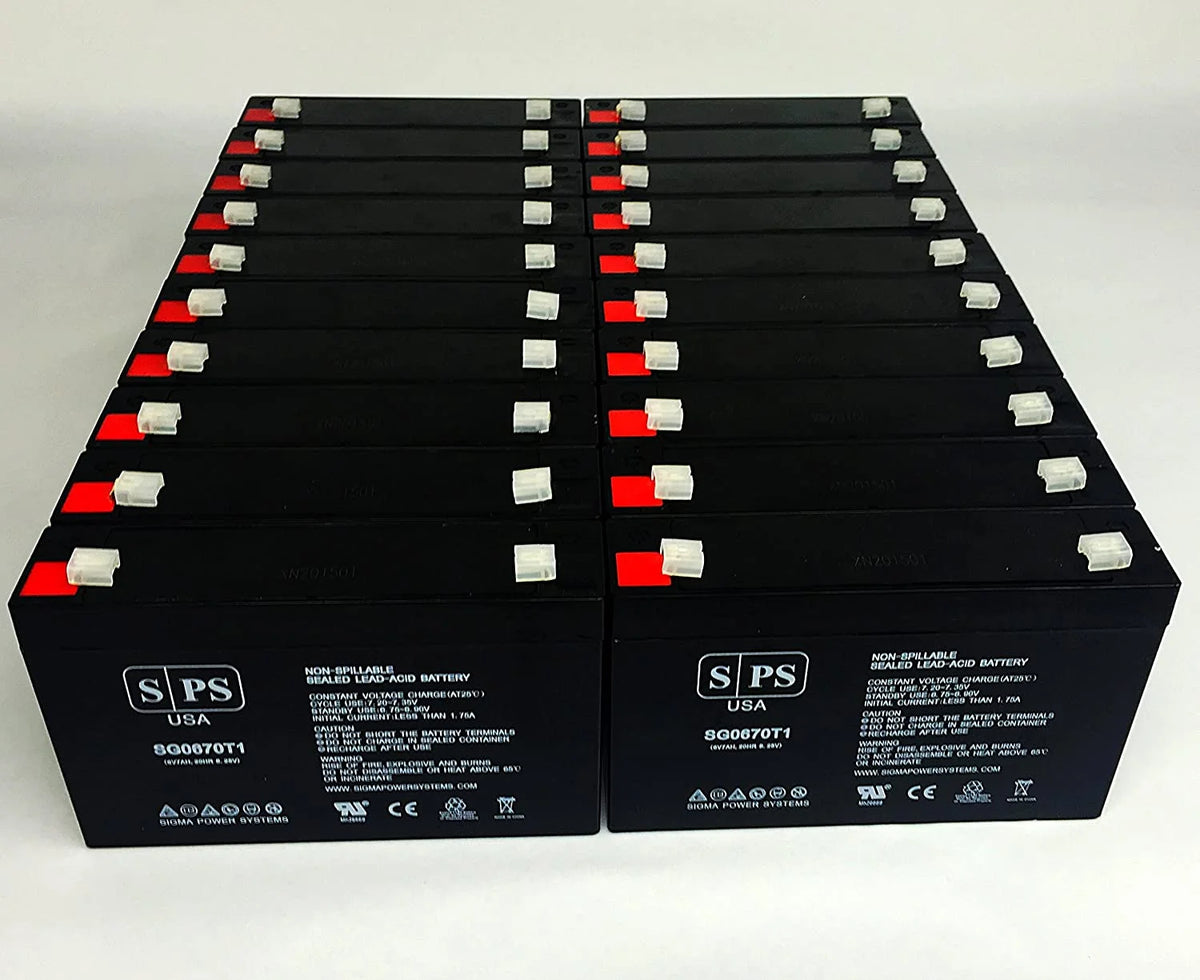 6V 7 Ah Replacement Battery 50 Pack D6713
