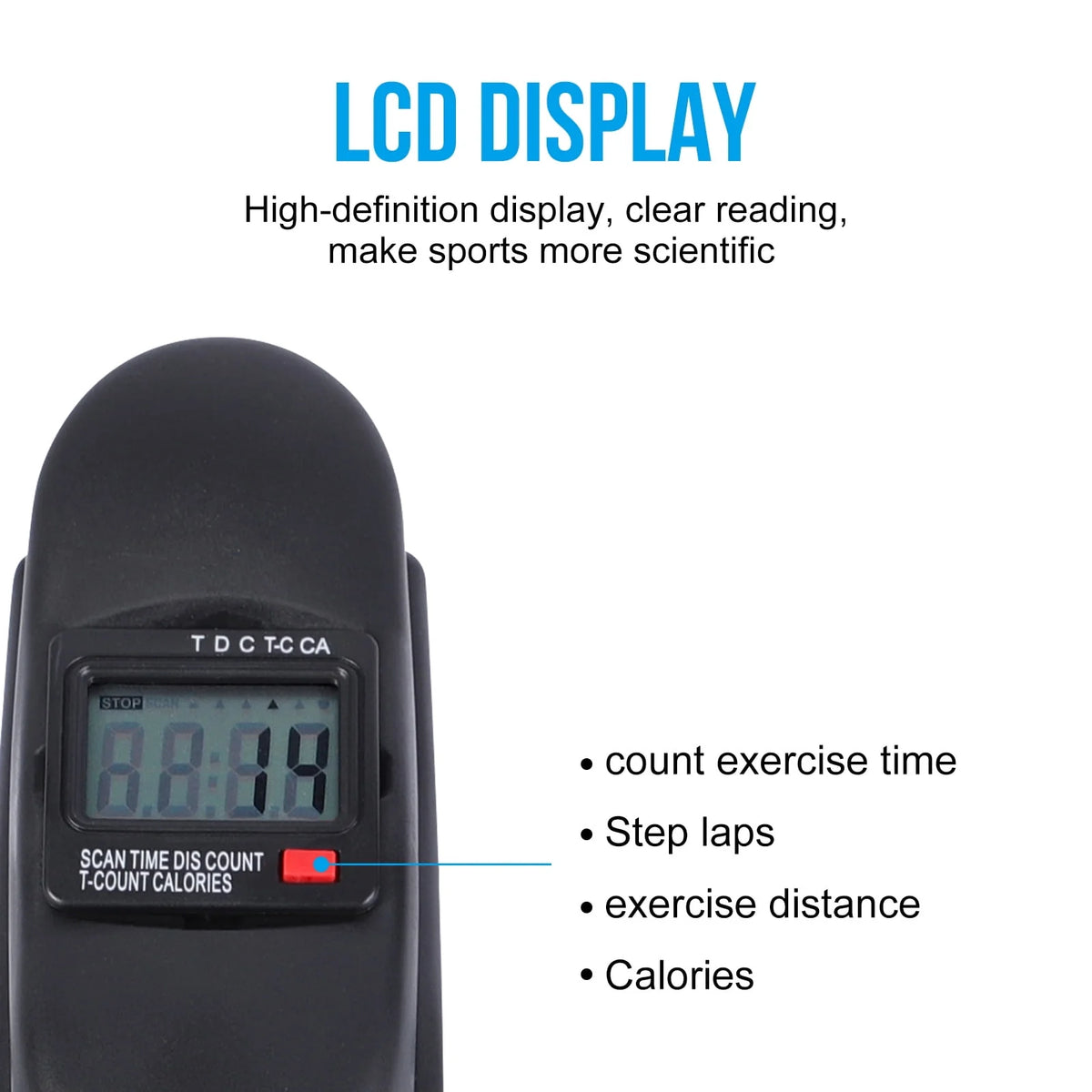 Mini Multi-Functional Stepper Exercise Bike with LCD Screen E768