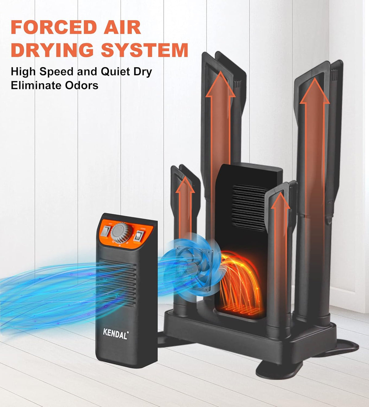 Portable Boot Dryer with Adjustable Tubes G524