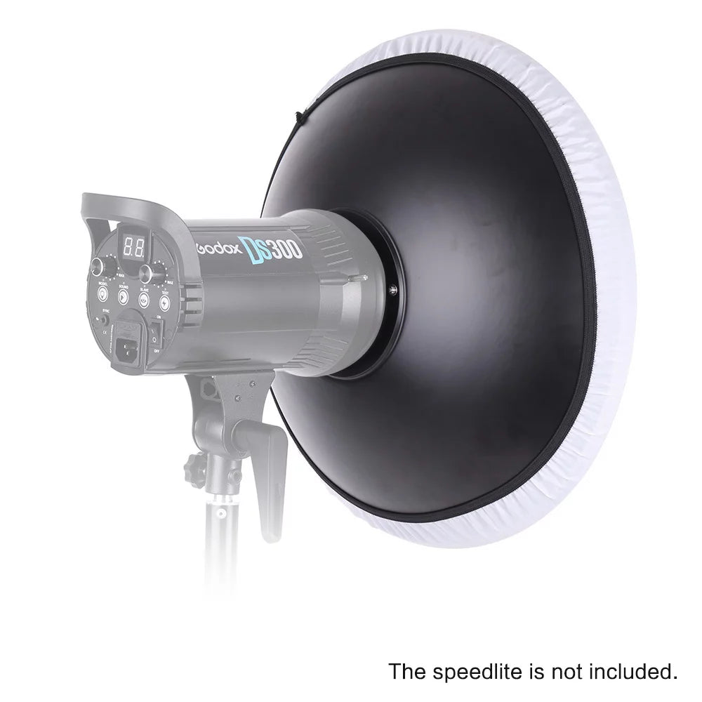 41cm Speedlite Strobe Lighting Diffuser Beauty Dish Lampshade Bowens Mount T2101
