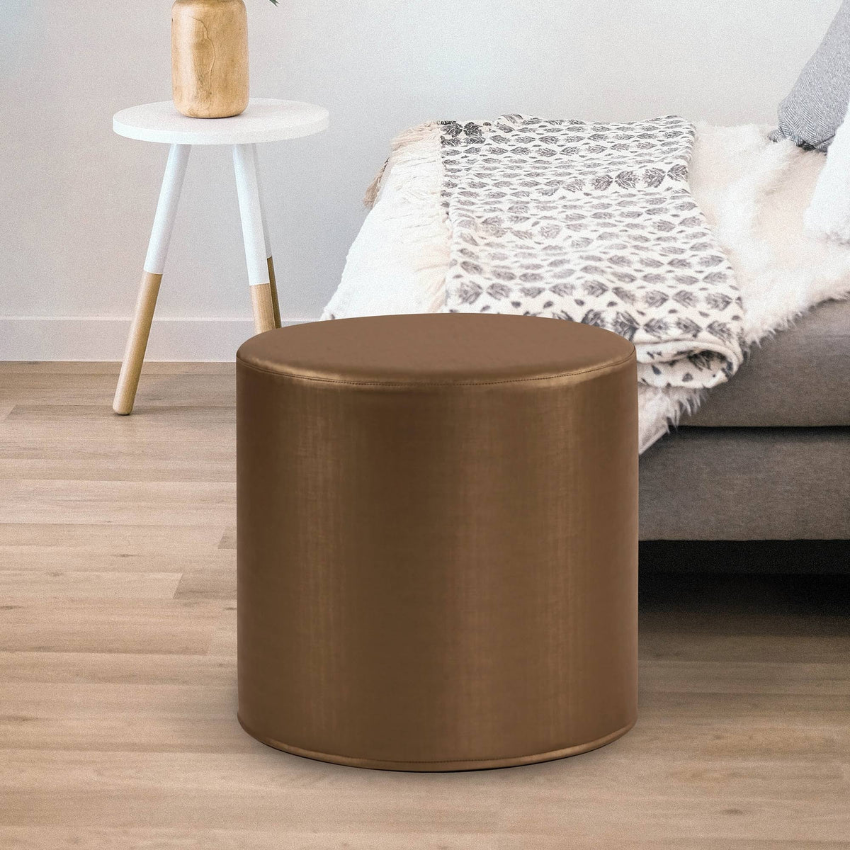 Gold Cylinder Ottoman N756883