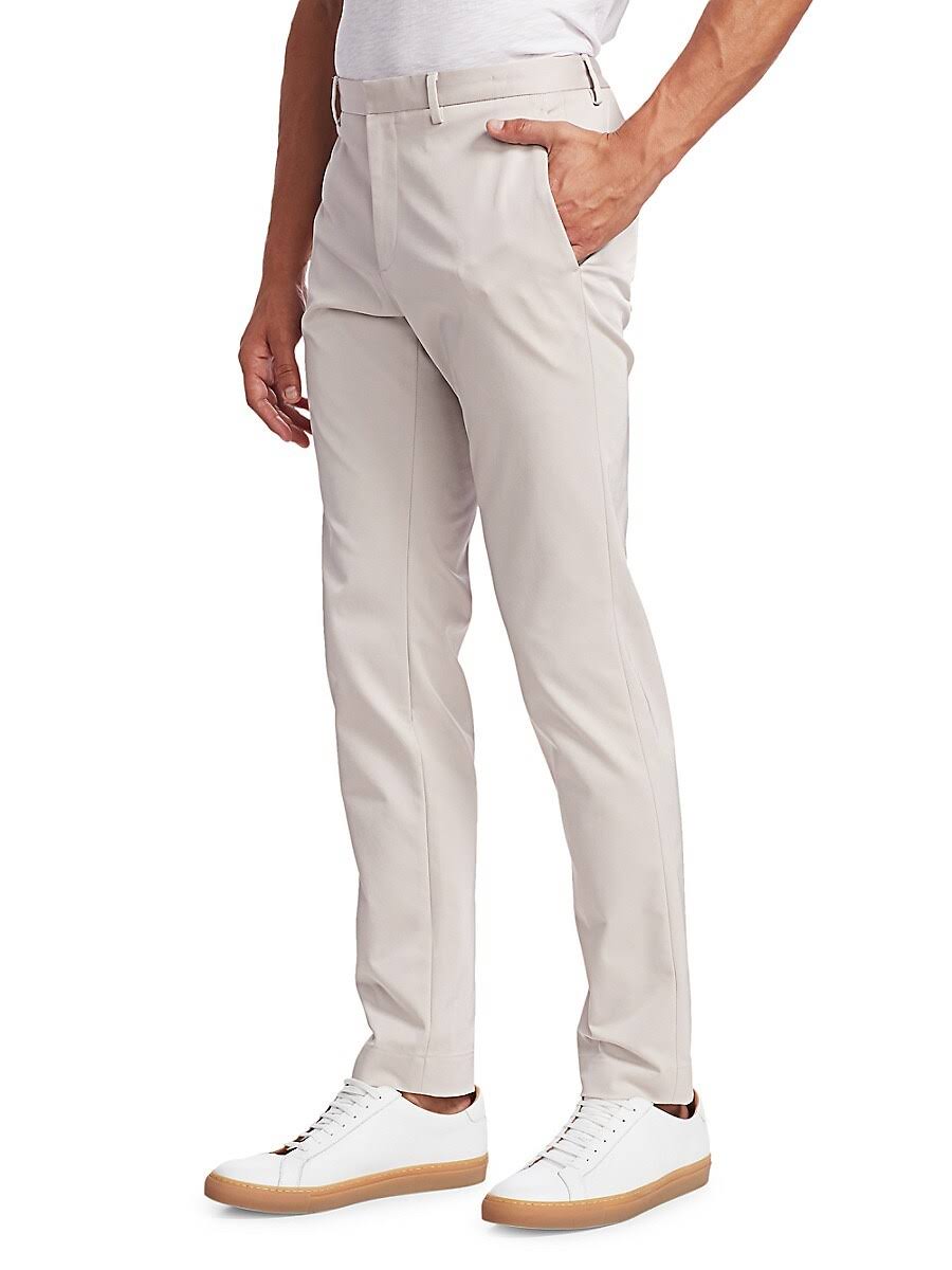 Brown Technical Twill Pants U39448