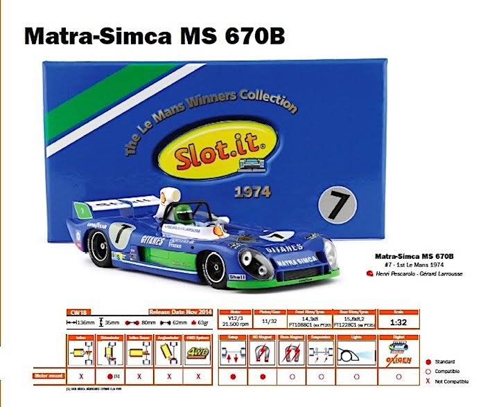 Matra-Simca MS 670B Le Mans 1974 X78396