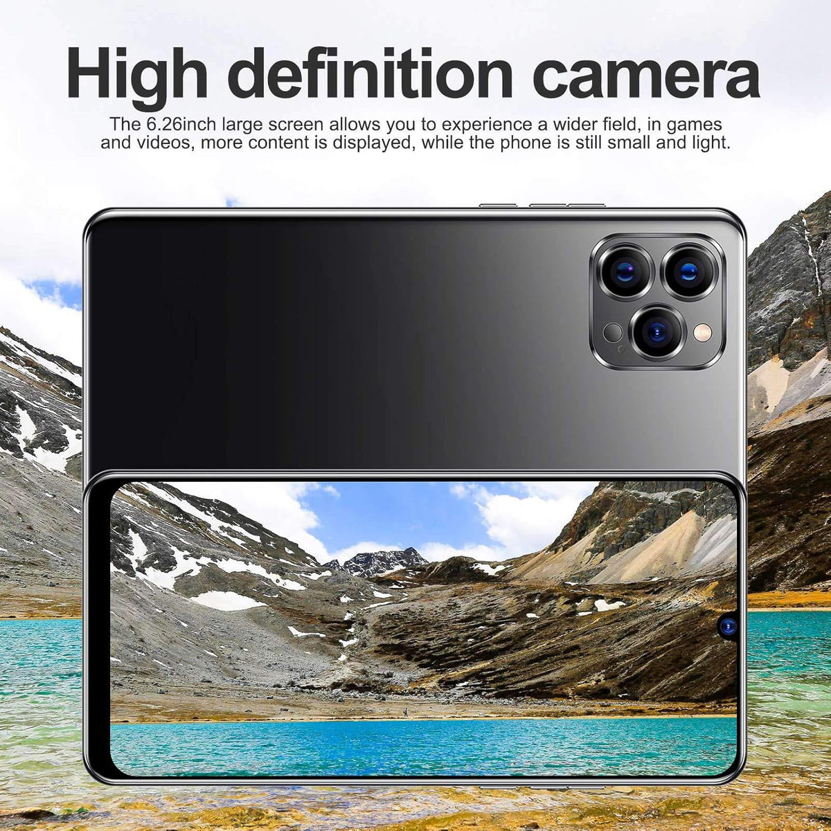 Unlocked Android Smartphone 6.26Inch 1+8GB Dual Card Black M92594
