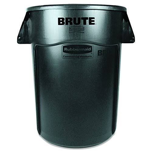 44 Gallon Black Trash Can E879