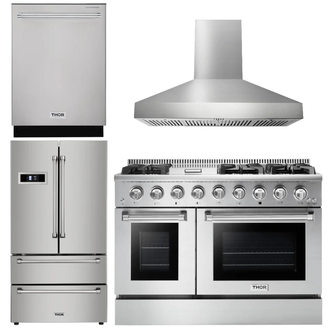 48 Gas Range, Range Hood, Refrigerator, Dishwasher R558863